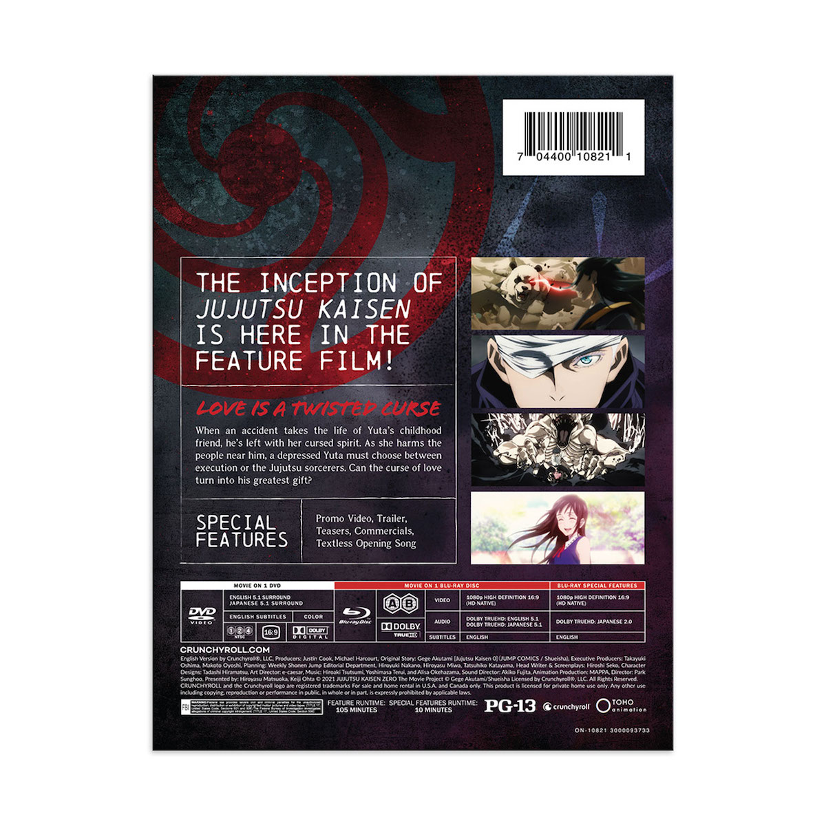 Jujutsu Kaisen 0 - The Movie - Steelbook - Blu-ray + DVD image count 1